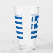 Griekse vlag Grieks patriottisch Glas (Links)