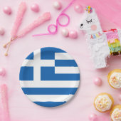 Griekse vlag Grieks patriottisch Papieren Bordje (Feest)