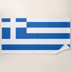 Griekse vlag Grieks patriottisch Strandlaken