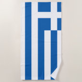 Griekse vlag Grieks patriottisch Strandlaken (Voorkant)