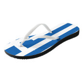Griekse vlag Grieks patriottisch Teenslippers (Schuin)