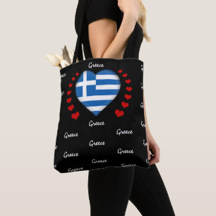 Griekse vlag, Griekse mode van de vlag/sport Tote Bag