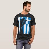 Griekse vlag Griekse vlag T-shirt (Voorkant volledig)