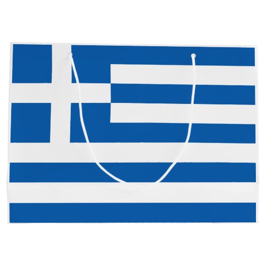 Griekse vlag groot cadeauzakje (Achterkant)