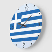 Griekse vlag grote klok (Hoek)