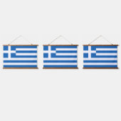 Griekse vlag hangend wandkleed (Driedubbel)