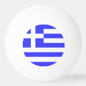 Griekse Vlag Helemaal Pingpongbal (Achterkant)