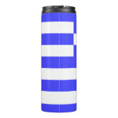 Griekse Vlag Helemaal Thermosbeker (Achterkant)