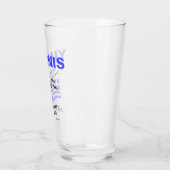 Griekse vlag Hellas bloed en Ouzo gepersonaliseerd Glas (Links)
