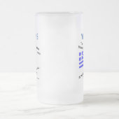 Griekse vlag Hellas Bloed en Ouzo Matglas Bierpul (Center)