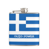 Griekse vlag heupfles (Voorkant)