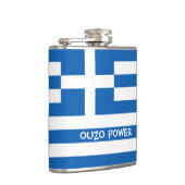 Griekse vlag heupfles (Rechts)