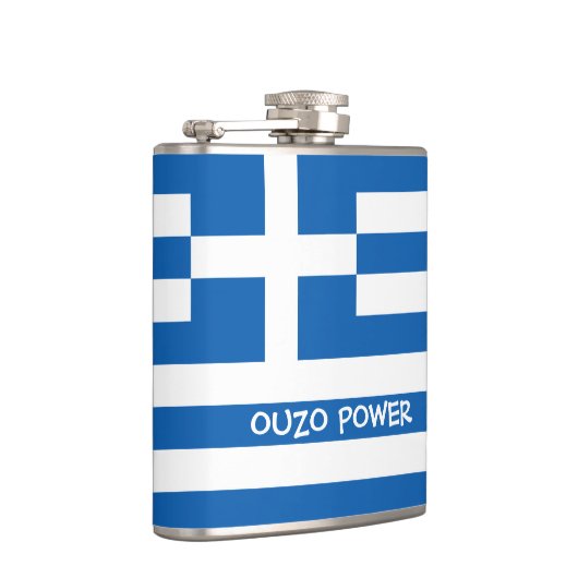 Griekse vlag heupfles (Rechts)