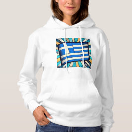 Griekse vlag hoodie