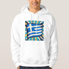 Griekse vlag hoodie