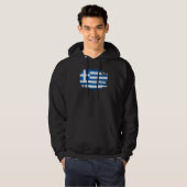 Griekse vlag hoodie (Voorkant volledig)