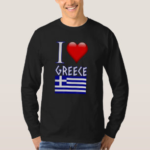 Griekse vlag ik hou van Griekenland ouder die patr T-shirt