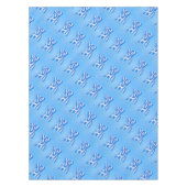 Griekse vlag in Athene Tafelkleed (Voorkant)