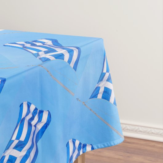 Griekse vlag in Athene Tafelkleed (Voorbeeld)
