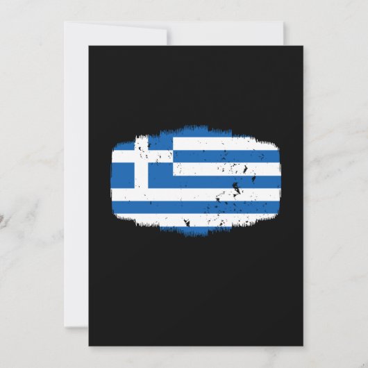 Griekse vlag kaart (Voorkant)