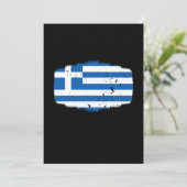 Griekse vlag kaart (Staand voorkant)