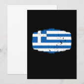 Griekse vlag kaart (Voorkant / Achterkant)