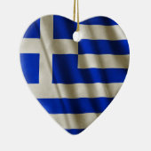 Griekse vlag keramisch ornament (Rechts)