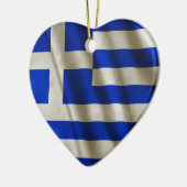 Griekse vlag keramisch ornament (Links)