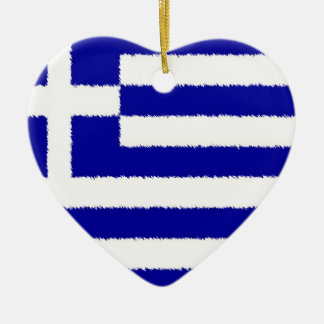 Griekse vlag keramisch ornament