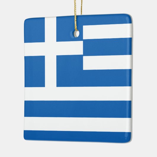 Griekse vlag keramisch ornament (Links)