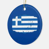 Griekse vlag keramisch ornament (Links)