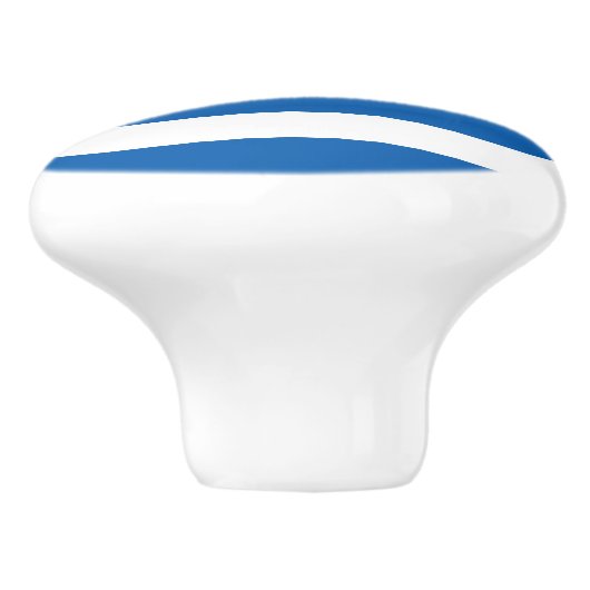 Griekse vlag keramische knop (Zijkant)