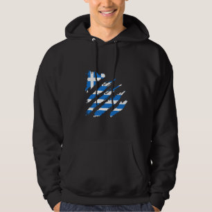 Griekse Vlag Klauw Hellenen Griekse Trots Griekse Hoodie