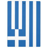 Griekse vlag klembord (Achterkant)