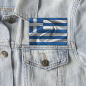 Griekse Vlag Knop Button (Insitu)