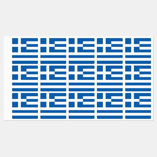 Griekse vlag labels (Vel)