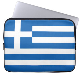 Griekse vlag laptop sleeve