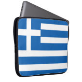 Griekse vlag laptop sleeve (Voorkant Rechts)