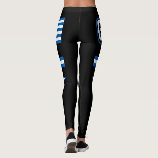 Griekse vlag leggings (Achterkant)
