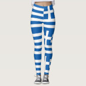 Griekse vlag leggings (Voorkant)