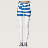 Griekse vlag leggings (Voorkant)