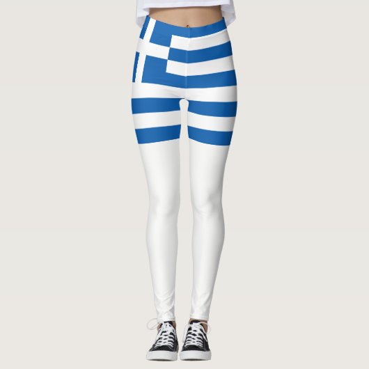 Griekse vlag leggings (Voorkant)