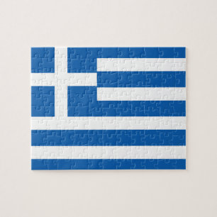 Griekse vlag legpuzzel
