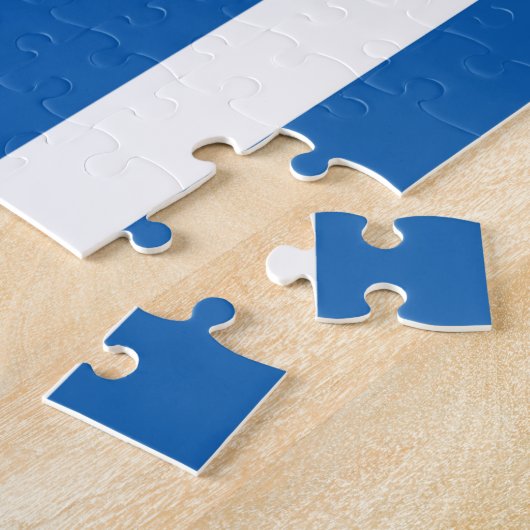 Griekse vlag legpuzzel (Zijkant)