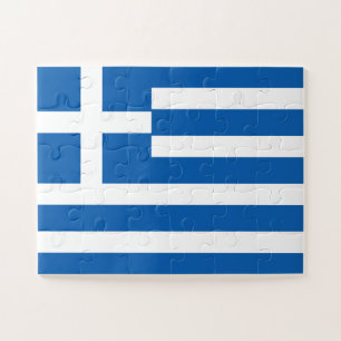 Griekse vlag legpuzzel