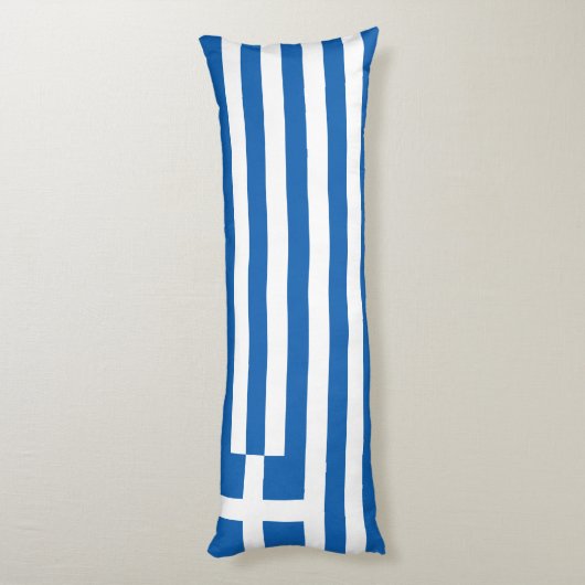 Griekse vlag lichaamskussen (Achterkant (Verticaal))