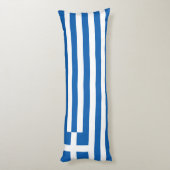 Griekse vlag lichaamskussen (Achterkant (Verticaal))