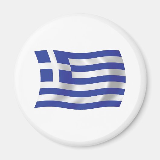 Griekse Vlag Magneet (Voorkant)