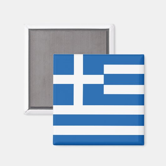 Griekse vlag magneet (Voorkant / Achterkant)