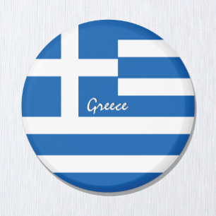 Griekse vlag Magneet, reizen, Vakantie Griekenland Magneet